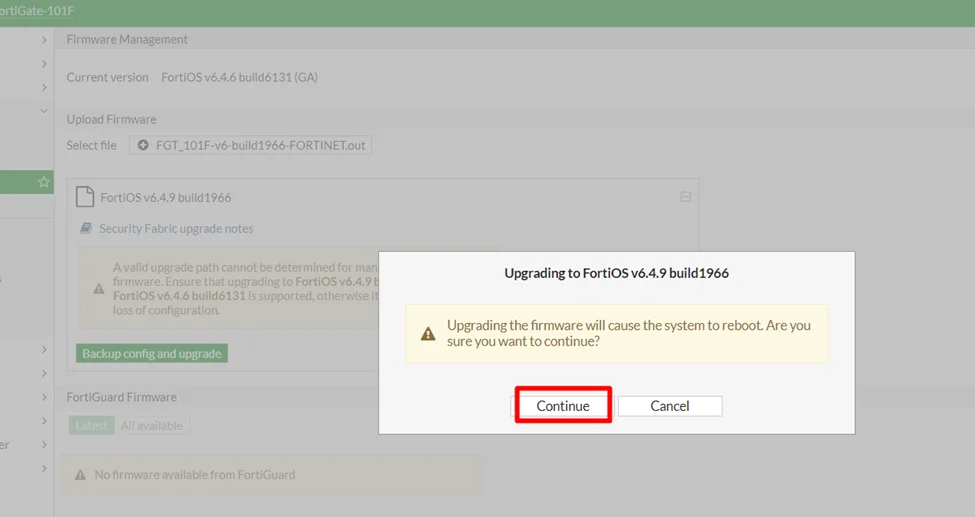 FortiGate Registration | License & firmware upgrade | First-time login FortiGate |Fortinet Firewall 27 image 26 2