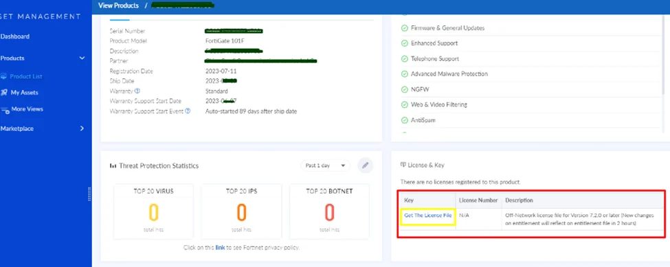 FortiGate Registration | License & firmware upgrade | First-time login FortiGate |Fortinet Firewall 37 image 36 3